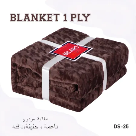 Milanobedlinen Blanket Velvet Single Ply 3